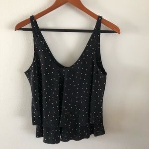 T.babaton silk tank with polka dots